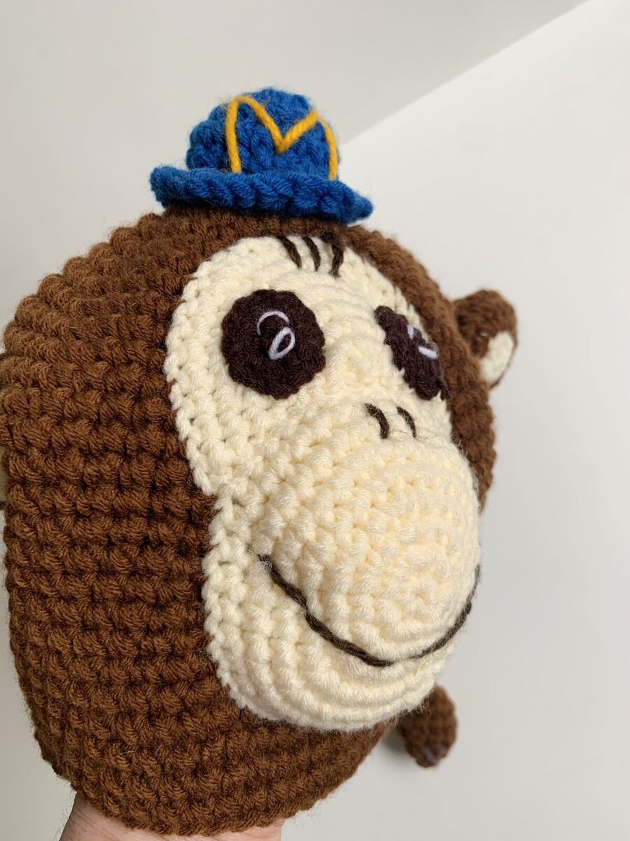 Mailchimp Freddie Monkey Hat Skully Beanie Woven Knitted Adult