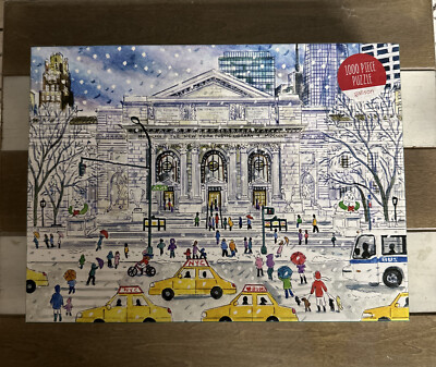 Michael Storrings ~ The New York Public Library 1000 Piece Puzzle ~ New 2021