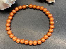 1St. Armband 6mm Miracle Beads Magic Perlen 3D Illumination Gr. S gold #A918