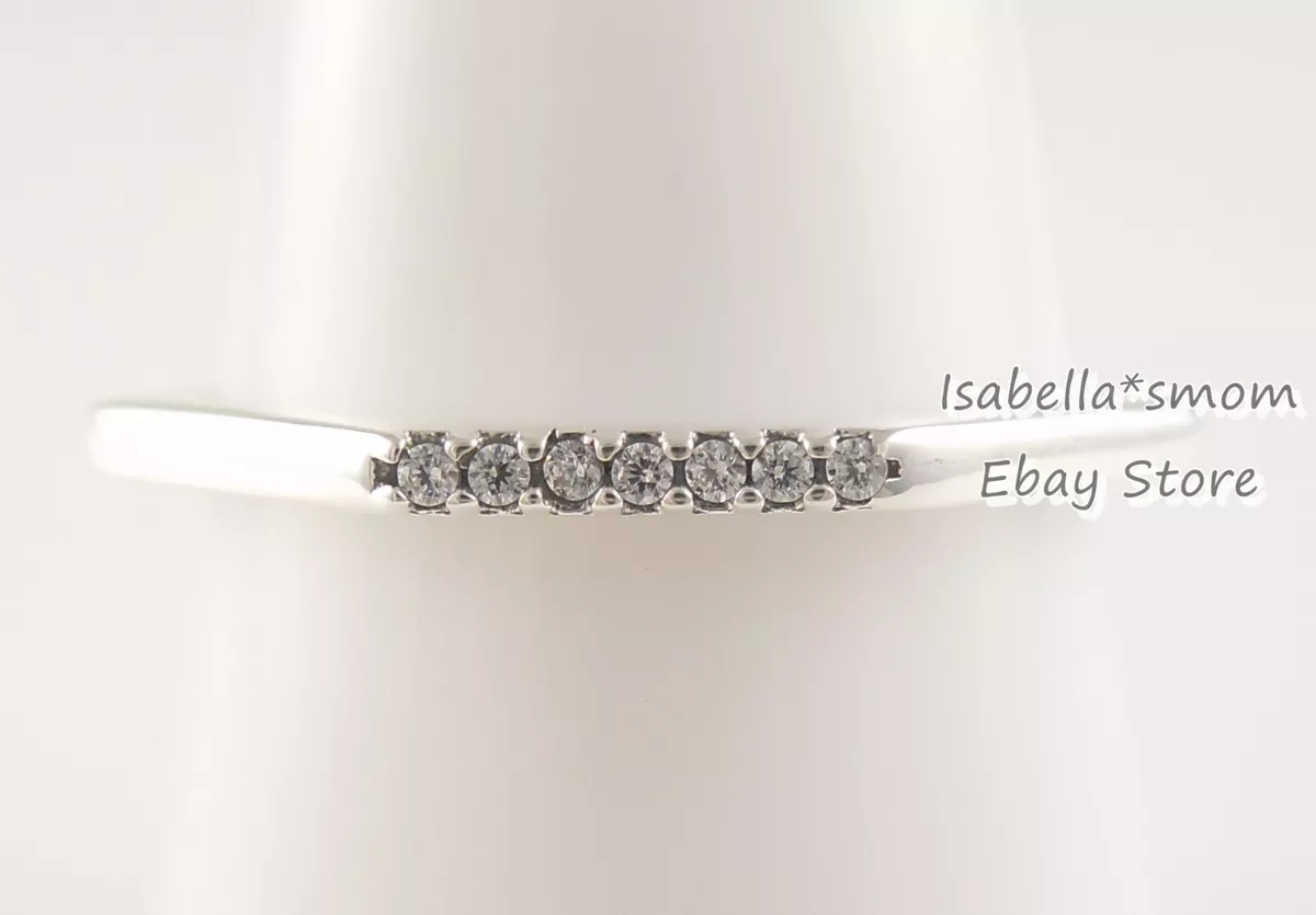 Multifacetado Aut ntico PANDORA Plata S925 Ale Anillo 198343CZ 7