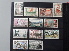 timbres France : 1960 YT n° 1238, 1244, 1247, 1252, 1254 à 1256, 1262... NEUF **