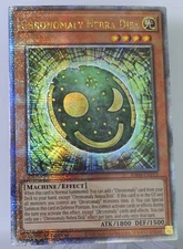 Chronomaly Nebra Disk RA04-EN213 (QCR QCSR) Quarter Century Secret Rare NM Stamp