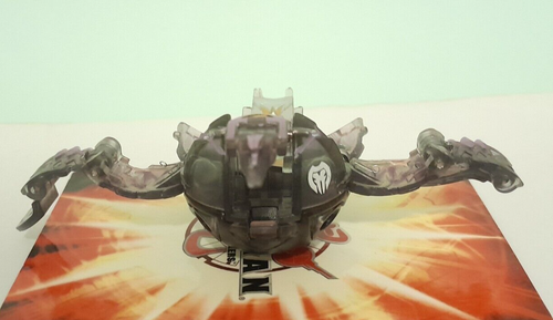 BAKUGAN BATTLE BRAWLERS B1 Darkus Skyress 400G RARE avec carte LIRE EUR