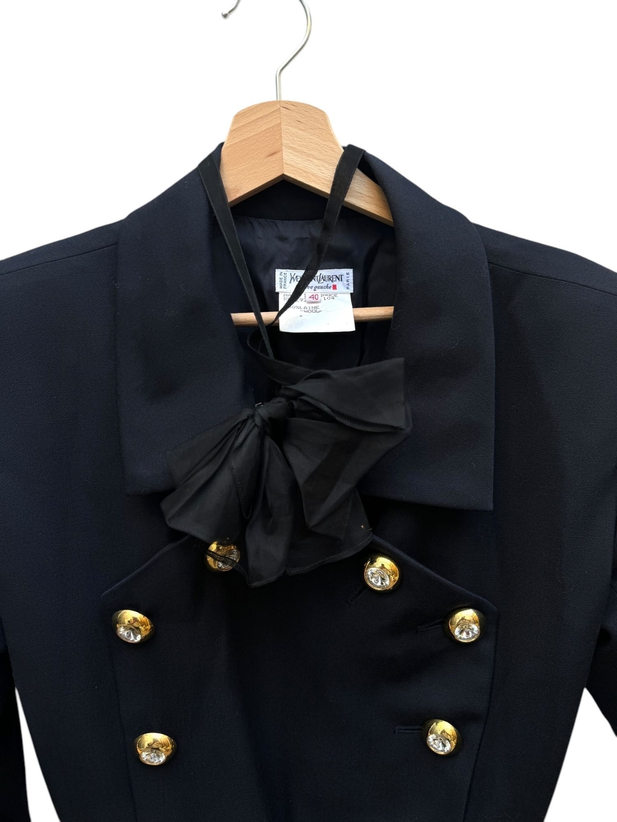 Abito Yves Saint Laurent Été 1992 Navy taglia 40 vestibilità 38 M