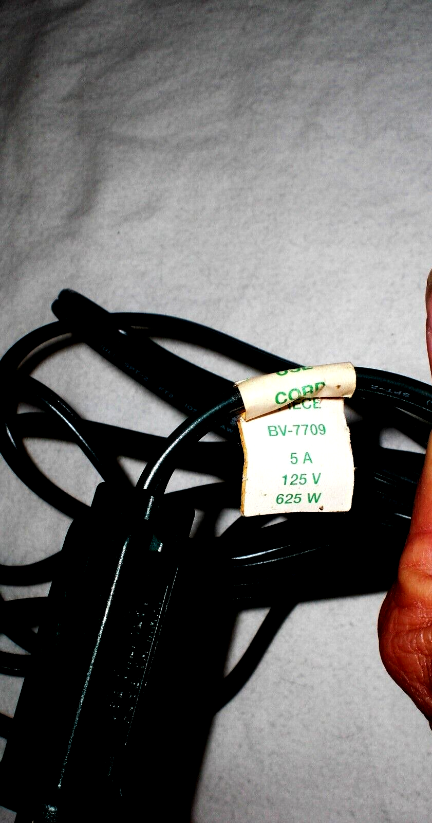 CHRISTMAS TREE EXTENSION CORD SWITCH 15 OUTLETS GREEN 15 FT. TESTED