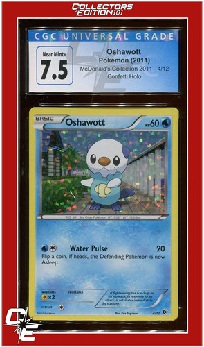 Oshawott graded CGC 7.5 for sale on eBay