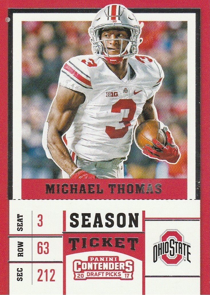 2017 Panini Contenders Draft Picks #77 Michael Thomas