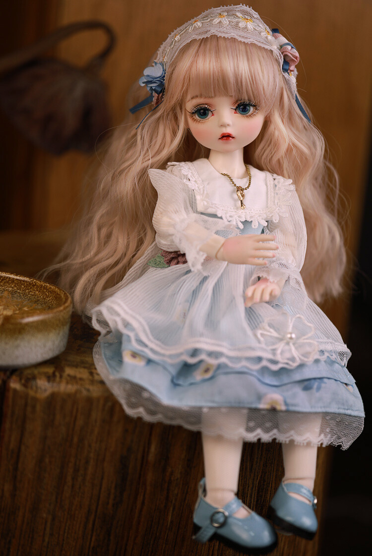 Poupée BJD 1/6 30cm – Avec Maquillage, Yeux, Cheveux, Chaussures Et Vêtements, Neuve