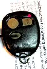 keyless remote key fob OARTXAM2000 alarm control transmitter starter 3btn lazer