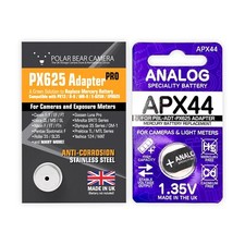 PX625 Battery Adapter PRO Bundle Mercury For Canon F1/Leica M5/OM1/Yashica 124G