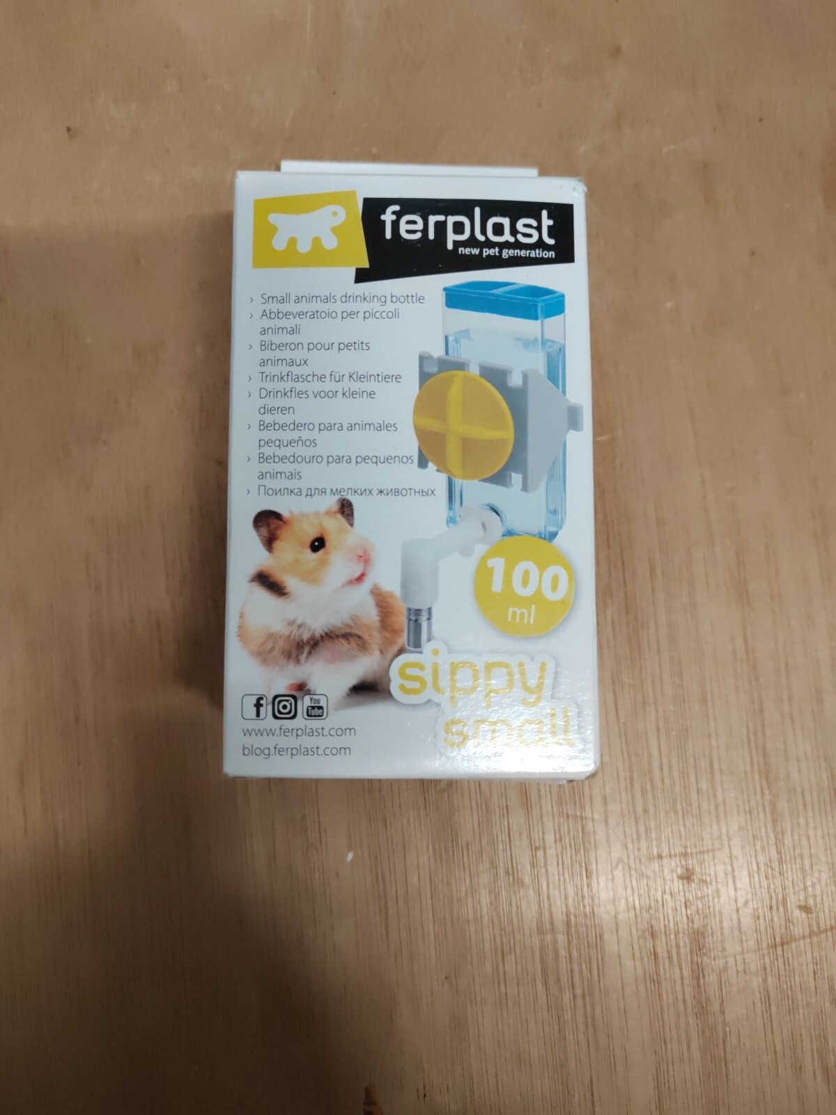 Ferplast Sippy Water Bottle For Small Animal - 100ml