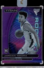 2020-21 Panini Flux Titan Rookie Purple #54 Jordan Nwora /25 - NM-MT