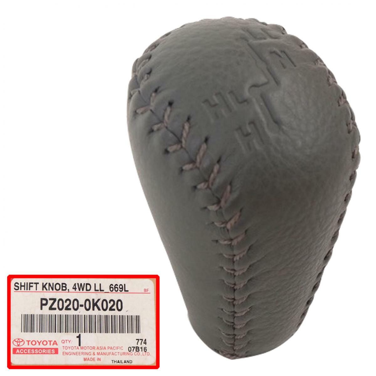 GEAR SHIFT LEATHER KNOB 4WD LL M/T FOR TOYOTA HILUX FORTUNER