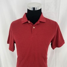 Saddlebred Perfect Polo Shirt Men  s M Apple Red Short Sleeve Collared
