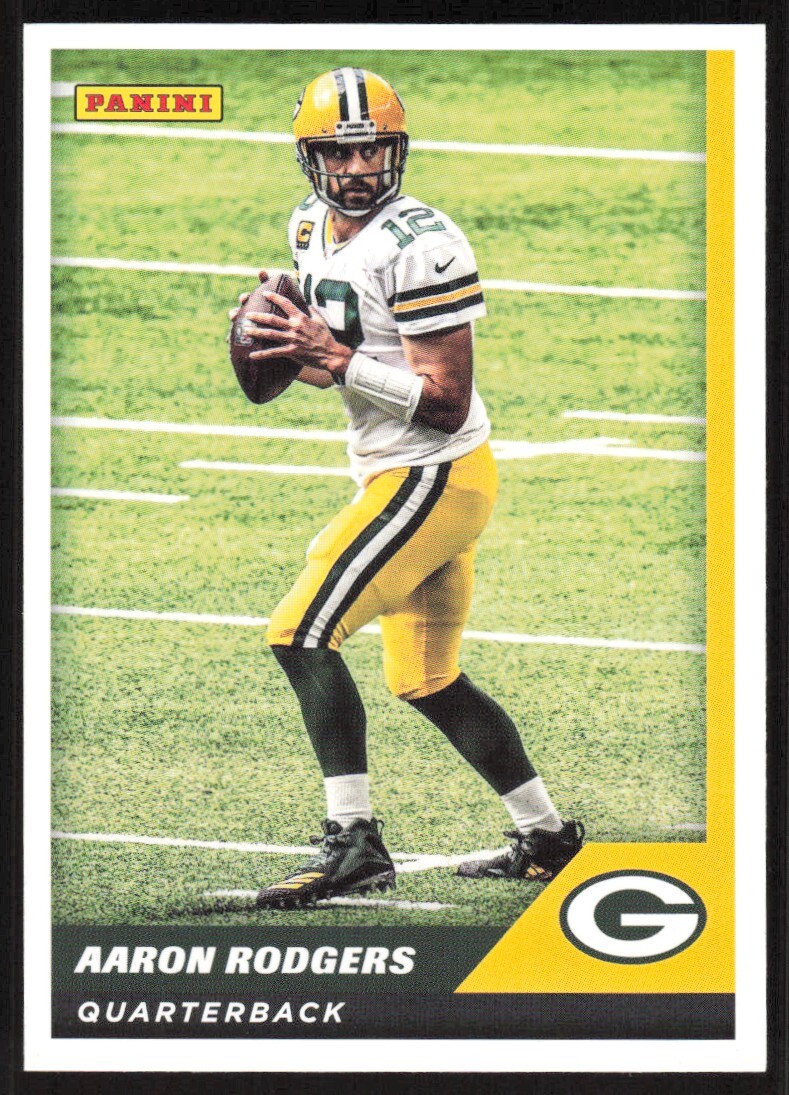 2021 Panini Sticker Aaron Rodgers #33 Green Bay Packers
