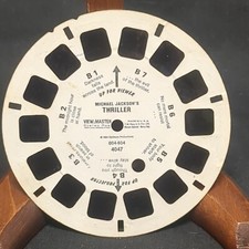 vintage view master Slide Micheal Jackson Thriller Disk Disk B
