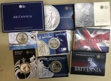 1oz SILVER BRITANNIA 2000 to 2018 CHOICE OF YEAR in Packs