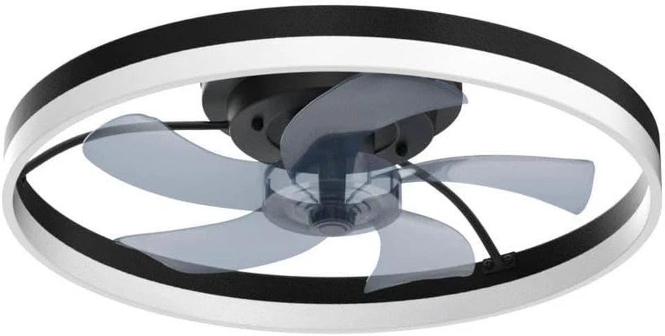 20" Lampara Ventilador De Techo Con Luz LED y Control Remoto Moderno Para Cuarto - Image 4 of 4