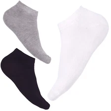 Mens Invisible Socks Casual Sport Classic Colours Footsies size 6,5-12,5 FS1101B