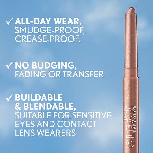 4 Pack Covergirl Clean Eye Color, Golden Toffee, Eyeshadow Sticks 0.05oz - Picture 5 of 9