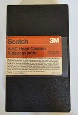 SCOTCH 3M VHS Head Cleaner V-HC Videocassette - Vintage