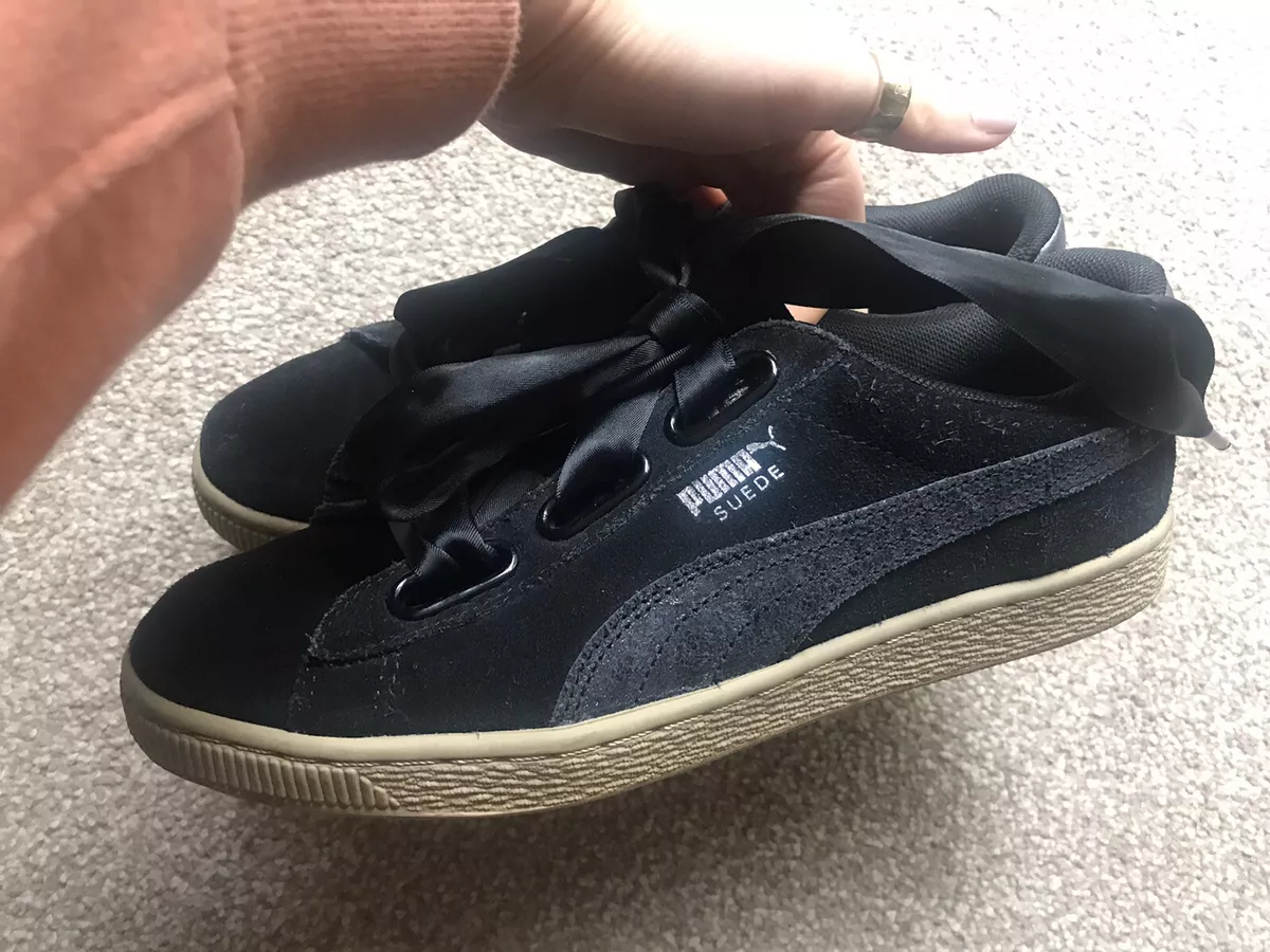 Puma schuhe mit 2024 schleife schwarz