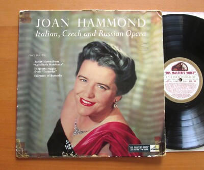 ASD 302 ED1 Joan Hammond Italian Czech & Russian Opera HMV 1st W/G Stereo LP