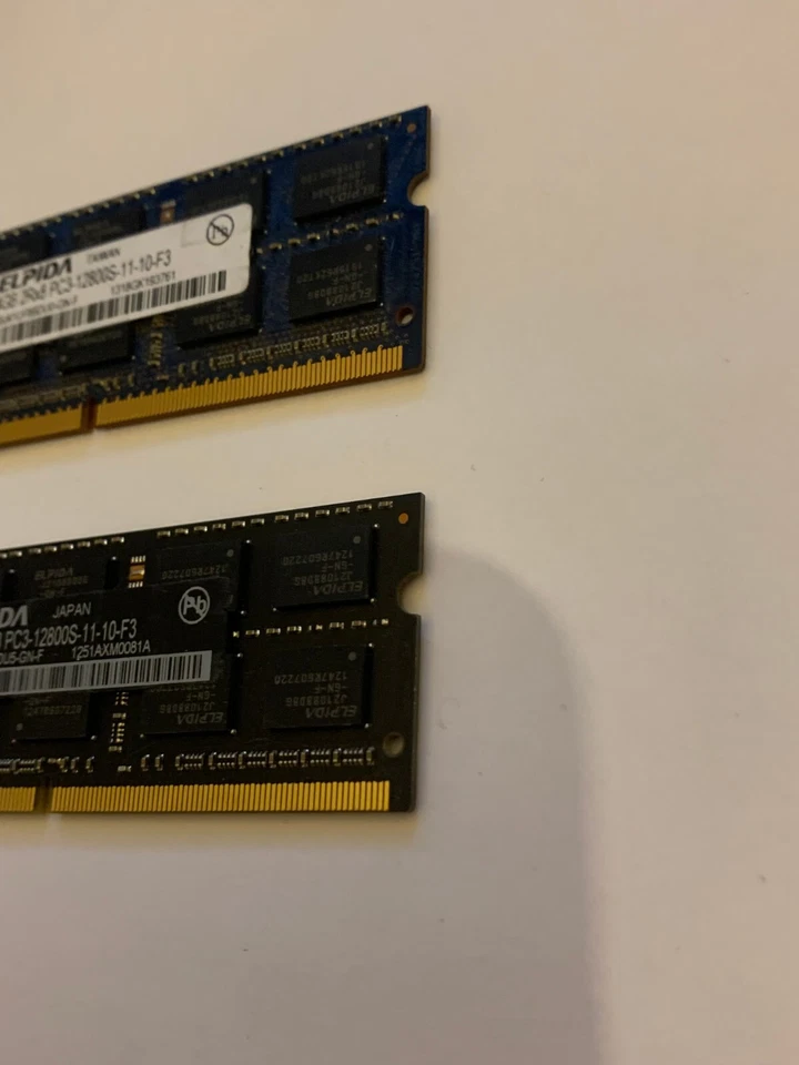 ELPIDA 4GB 2Rx8 PC3L-12800S-11-10-F3 1600 Mhz Laptop Memory Lenovo HP Acer Sony - Image 3 of 4