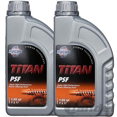 2-Liter FUCHS TITAN PSF ZENTRAL-HYDRAULIKÖL SERVOLENKUNG LENKGETRIEBEÖL MB 236.3
