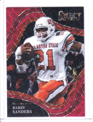 2022 Select Draft Picks BARRY SANDERS #137 Prizms RED Lazer