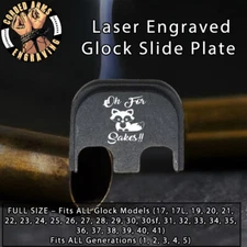 Oh Fox Sake!-Glock Rear Slide Plate Back Plate for Full Sized Glocks Gen 1-5