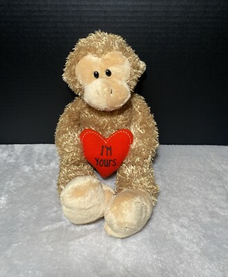 Gund Plush Monkey Love Is In The Air Kade 14  Red Heart I'm Yours 319999 Toy Pet