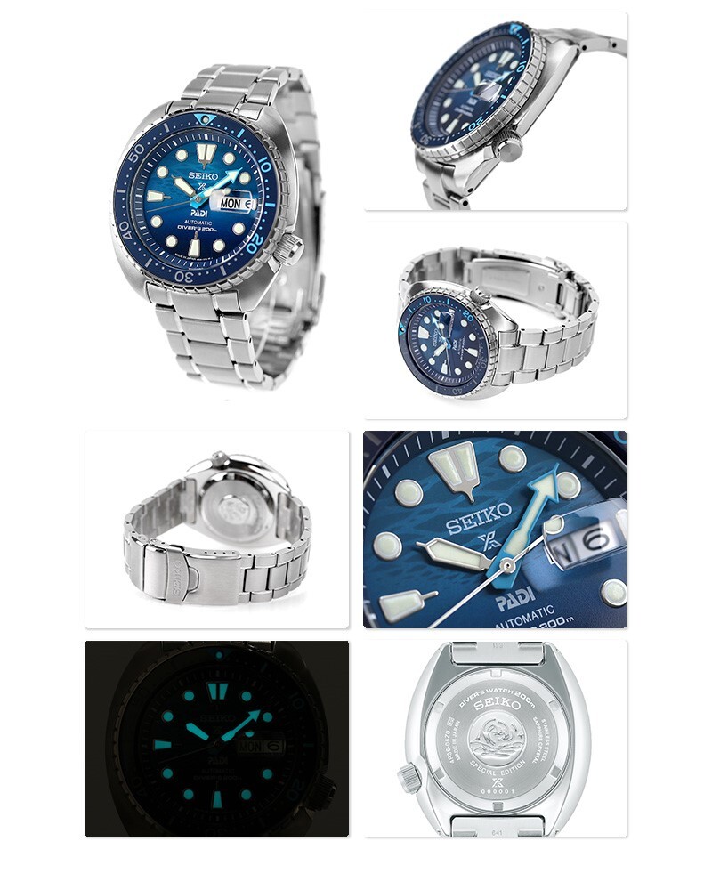 Seiko Prospex X PADI Turtle Series Diving Watch SBDY125 / SRPK01