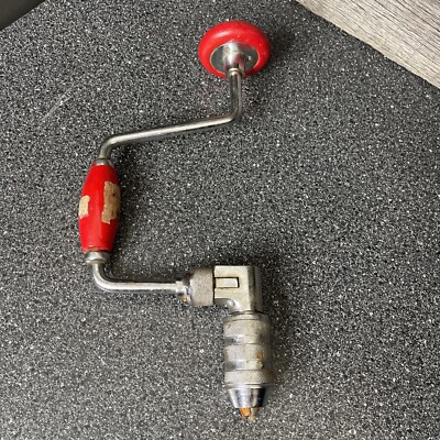 Vintage Great Neck Hand Ratcheting Drill Silver Chrome | eBay