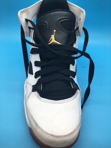 Jungen Nike Jordan Flight Club 91 GS "Weiß Schwarz" Größe 4,5Y - Bild 3 von 5