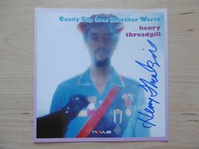 Henry Threadgill autograph signed CD booklet "Easily Slip Into Another World"