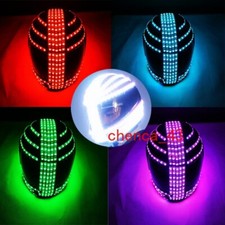 Only Helmet LED Robot Helmet for Luminous Robot Costumes Dance Performance Party