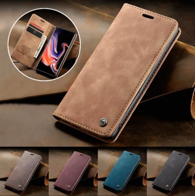CaseMe Suede Leather Wallet Case Flip Cover Magnetic for iPhone 7 8 X 11 12 13
