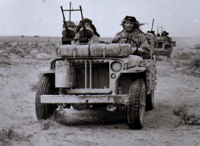 WW2 WWII Photo British SAS Jeep North Africa 1941 World War Two WW2 WWII Photo British SAS Jeep North Africa 1941 World War Two