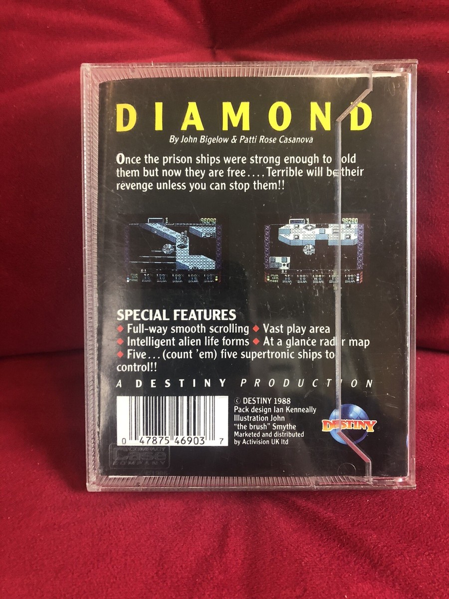 ZX Spectrum Double Case Tape Game - Diamond : Destiny