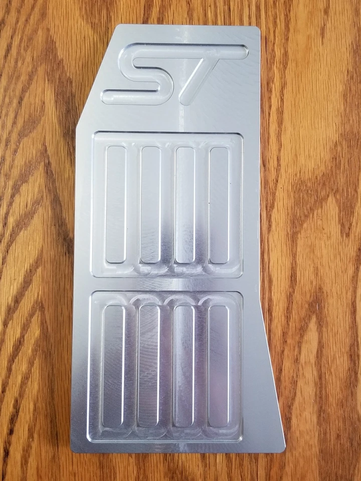 Ford Fiesta ST/Ford Focus ST Billet Aluminum Anodized Foot Plate/Dead Pedal Foto 2 de 4