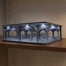 Realistisches Detailmodell einer Tiefgarage im Ma&szlig;stab 1:64