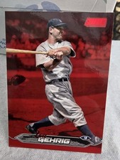 2024 Topps Stadium Club - Red Foil #189 Lou Gehrig
