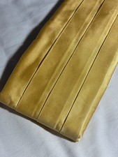 TM Lewin Yellow Grosgrain Silk Cummerbund