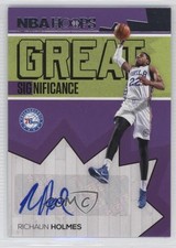 2016-17 Panini NBA Hoops Great SIGnificance Richaun Holmes #82 Auto 0c3