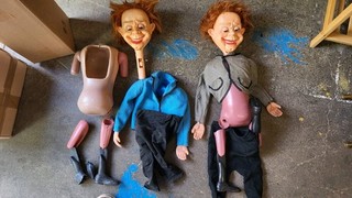 Mr Parlanchin ventriloquist dummy puppet x 2 spares repairs