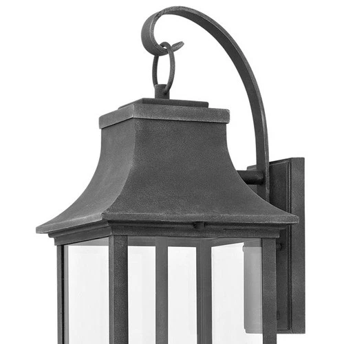 Hinkley Adair 24 1/2" High Aged Zinc Outdoor Wall Light - Picture 4 of 10