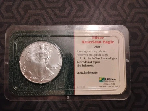 2001 1 oz Silver American Eagle (Brilliant Uncirculated)