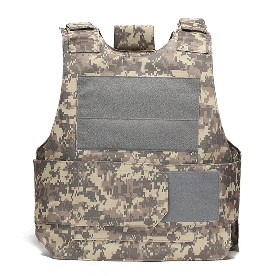 Body Bulletproof Vest Front Back Plates Armor Tactical Jacket Guard ...