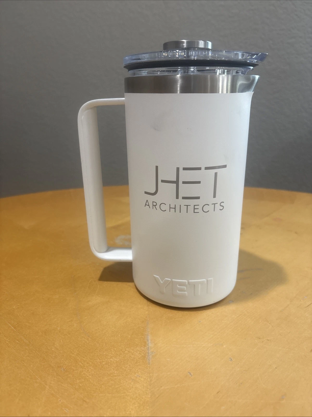 YETI Rambler 34 oz French Press Coffee Maker - Monogrammed - White